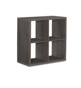 Linon Galli 4 Cubby Storage Cabinet Grey Linon