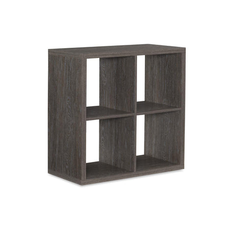 Linon Galli 4 Cubby Storage Cabinet Grey Linon