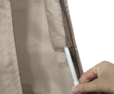 Garden Balsam Patio Umbrella Cover for 10FT to 11FT Offset Umbrella, Water Resistant, Curved Cantilever and Straight Pole Parasol Outdoor Umbrellas Cover with Zipper and Rod Garden Balsam