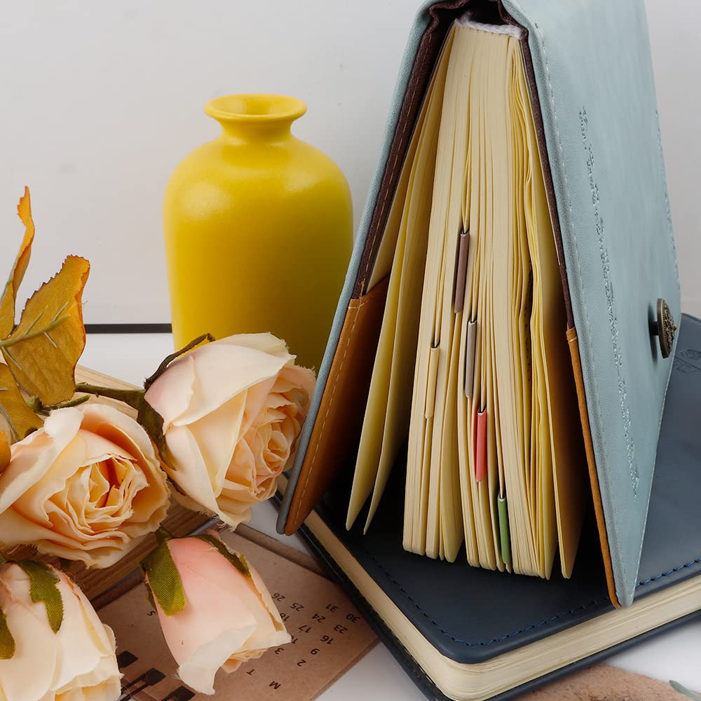 Magnetic Bookmarks, 15PCS Bookmark, Cute Bookmarks, Magnet Bookmark Clips, Bookmarks for Women Men Kids, Bookmarks Bulk, Teacher Bookmark, Solid Colorful Bookmarks(Light Color) ZNHIS