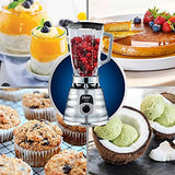 Oster Original 3 Speed Chrome Blender, 6 Times more Durable Motor, 10 Times Stronger, 5 Cup Glass Jar Oster