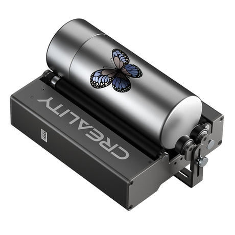 Creality Laser Rotary Roller, 360° Laser Engraver 7 Adjustment Diameters, Y-axis Rotary Module for Engraving Curved Surface Objects, Fit for Creality 5W 7.5W 10W 12W 22W 40W Laser Engraving Machine Creality