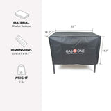 Gas ONE Two Burner Patio Cover Weather & Dust Resistance Cover for Majority of Double Burners Gas One