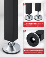 ENJOYWOOD Work Bench 42.5 Inch Workbench for Garage Heavy Duty Rubberwood Tabletop Work Table for Cutting Wood Shop Home Office Electronic Woodworking ENJOYWOOD