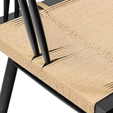 POLY & BARK Ferrara Dining Chair, Black POLY & BARK