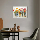 TUMOVO Adult Paint by Number Kits on Canvas, Wild Flowers Paint by Numbers, Simple Painting Paint by Numbers, Flowers Paint by Numbers Kit for Adults Beginner Oil Painting Kits Gift, 16 x20 Inch TUMOVO