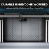 OMTech K40+ 45W CO2 Laser Engraver, 12"x8" Desktop Laser Cutter & Engraving Machine for Home Use, LaserGRBL LightBurn Compatible, Adjustable Laser Head Air Assist for Wood Glass More OMTech