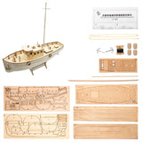 GAWEGM Wooden Ship Model Building Kits for Adult - NOXS Greece Small Fishing Boat GAWEGM