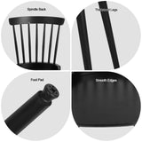 RêveLife Windsor Dining Chair Set of 4 Farmhouse Solid Wood Spindle Back Side Chair Mid-Century Modern Black Armless Kitchen Chair for Dining Living Room Farmhouse Restaurant RêveLife