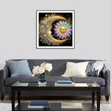 Stalente Diamond Painting Kits for Adults Sun and Moon, 5D Special Shape Diamond Art Kits for Beginners, Crystal Rhinestones Diamond Painting for Home Wall Decoration Gift 12×12inch Stalente