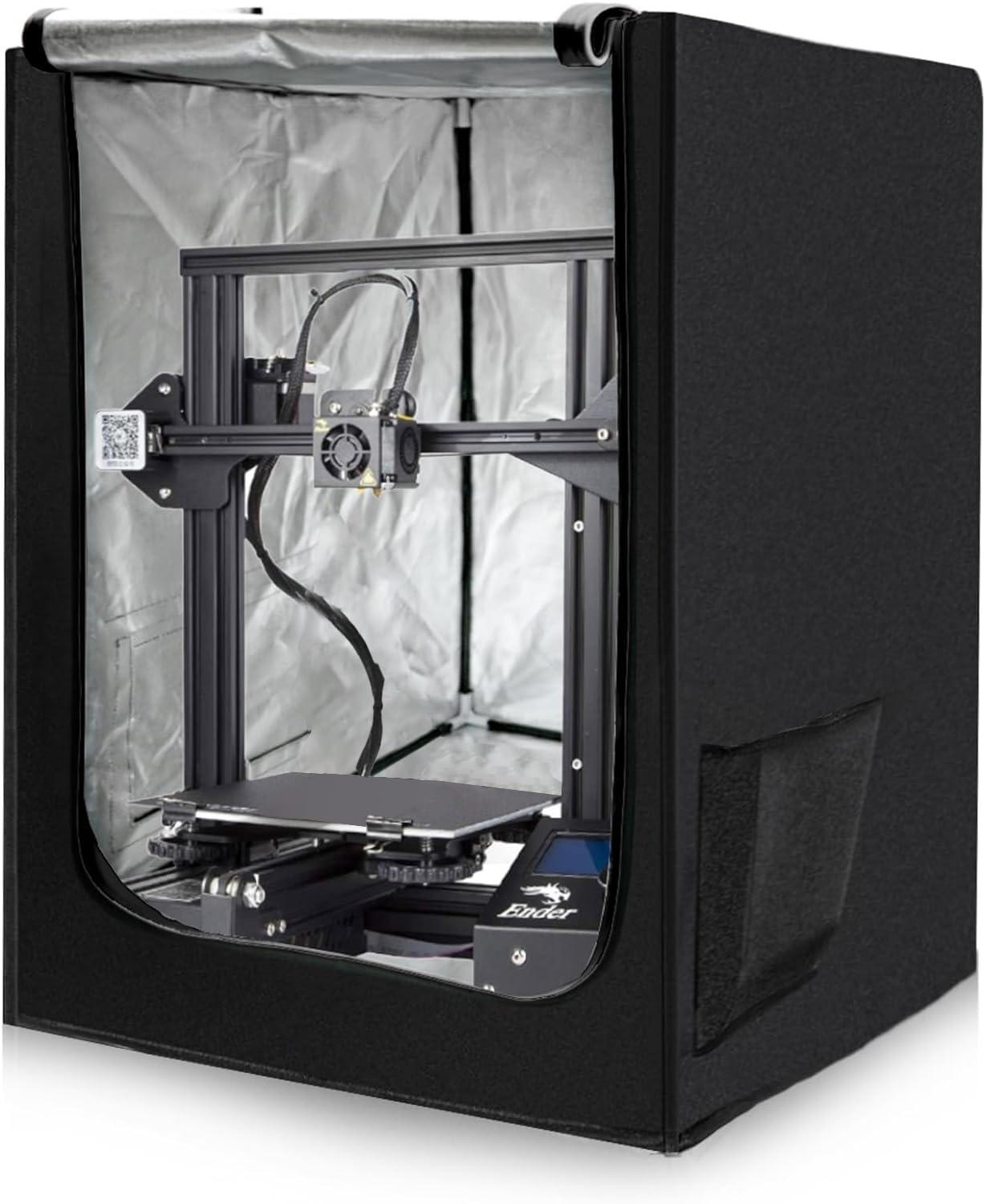 3D Printer Enclosure, 3D Printer Cover Protective 35.43 * 27.55 * 29.53" Constant Temperature Fireproof Dustproof Noise Reduction Tent for Ender 5 Pro/5 Plus/CR-10/10S/10S PRO/10 Mini/CR-X/CR - WoodArtSupply