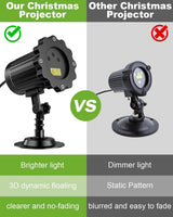 Laser Christmas Projector Lights Outdoor, Christmas Decorations Stars Light Show, Holiday Projector Decorations for House/Garden/Party FLITI