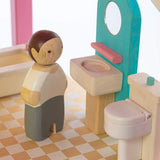 Tender Leaf Toys - The Leaf Family - 4 Pcs Wooden Family Mini Dolls Playset for Children, Kids Miniature Pretend Play Dollhouse Figures, Includes Parents, Sibling - Age 3+ Tender Leaf Toys