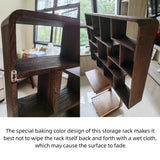 Koenqxoa Solid Wood Shadow Box Display Shelf, Wall Mountable Curio Display Case, Floating Shelf for Collectible Figurines, Multi-Slot Wall Decor Display Case(Small) Koenqxoa