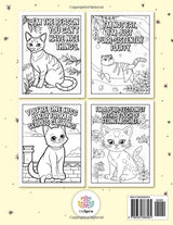 Swearing Cats Coloring Book For Adults: Swearing Cats Catitude Coloring Book WoodArtSupply