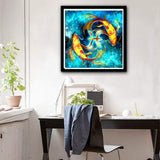 Better Selection 5D DIY Full Drill Constellation Diamond Art Aquarius Cross Stitch Zodiac Signs Embroidery Mosaic Kit Home Decor Wall Art Gifts Pisces Better Selection
