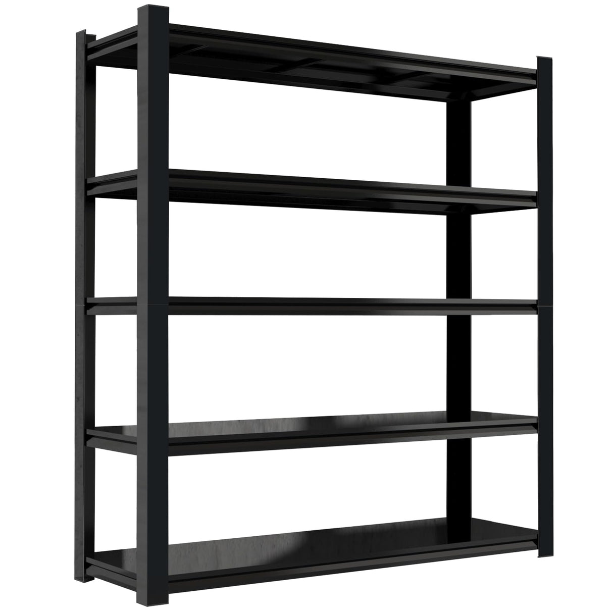 LUCYPAL Garage Shelving Heavy Duty,5-Tier Garage Shelves Storage Loads 4000LBS,Adjustable Metal Shelf Industrial Storage Rack for Basement Kitchen 84" H x 47" W x 24" D LUCYPAL