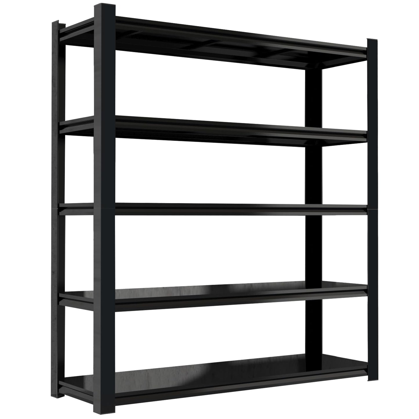 LUCYPAL Garage Shelving Heavy Duty,5-Tier Garage Shelves Storage Loads 4000LBS,Adjustable Metal Shelf Industrial Storage Rack for Basement Kitchen 84" H x 47" W x 24" D - WoodArtSupply