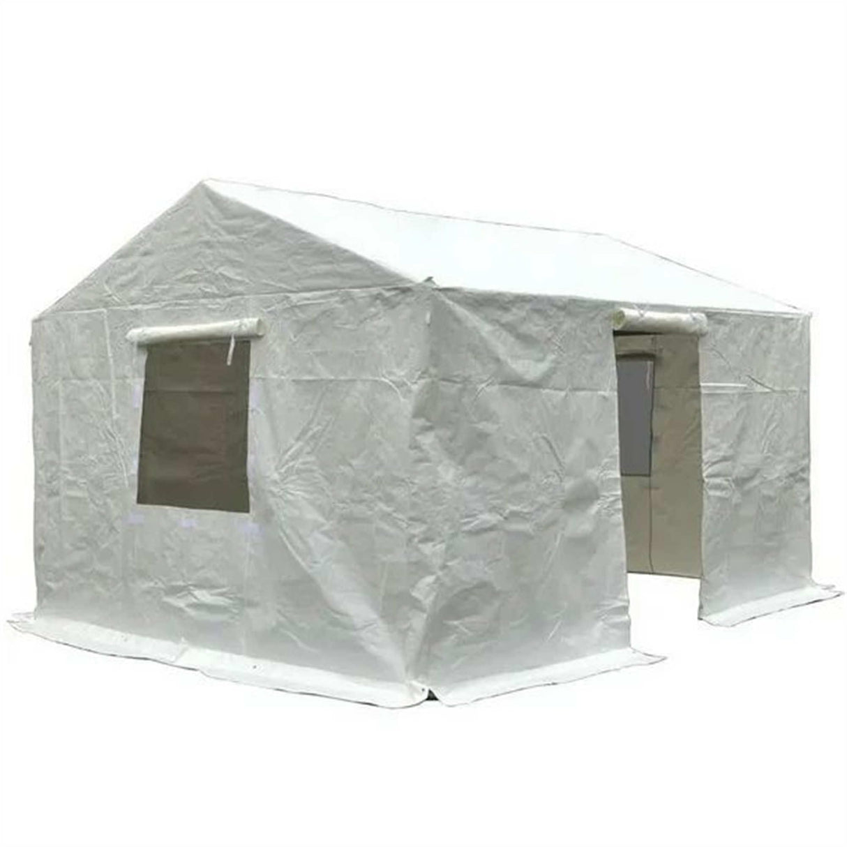12x14ft Hardtop Canopy Gazebo Cover Winter Outdoor Pavilion Shelter with Side Walls and Screen Windows Waterproof Durable Design for Back Patio Furniture Protection Against Cold Weather Wind HbasdLH