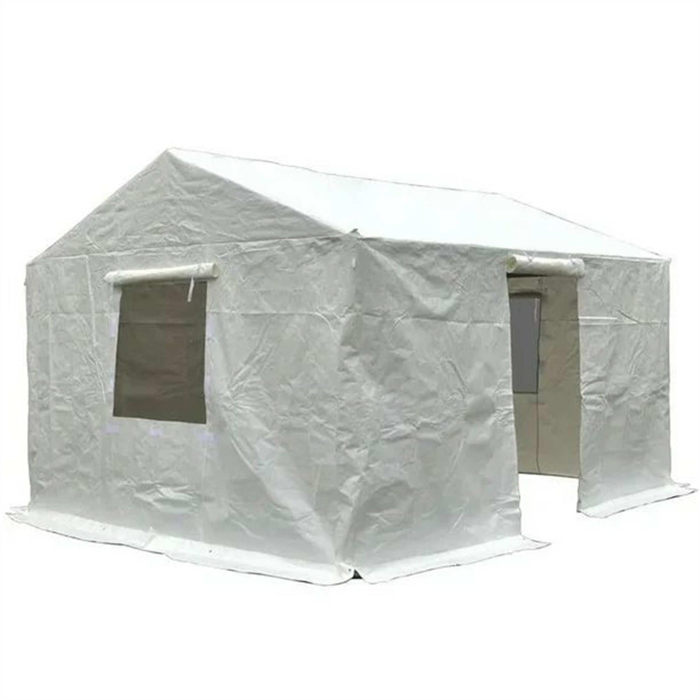 12x14ft Hardtop Canopy Gazebo Cover Winter Outdoor Pavilion Shelter with Side Walls and Screen Windows Waterproof Durable Design for Back Patio Furniture Protection Against Cold Weather Wind