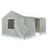 12x14ft Hardtop Canopy Gazebo Cover Winter Outdoor Pavilion Shelter with Side Walls and Screen Windows Waterproof Durable Design for Back Patio Furniture Protection Against Cold Weather Wind HbasdLH