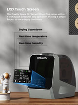 Creality Upgraded Space Pi Filament Dryer Plus, Two Rolls 3D Printer Filament Dryer Box, 360° 110W PTC Filament Storages, Filament Dehydrator for PLA ABS PETG PA Filament 1.75/2.85mm, Spool Holder Lokkr