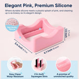 Beryzol Silicone Cup Cradle, Cup Cradle for Tumblers Use to Apply UV DTF Decal/Apply Vinyl Decals - Keep Mugs in Place with Felt Squeegee Beryzol