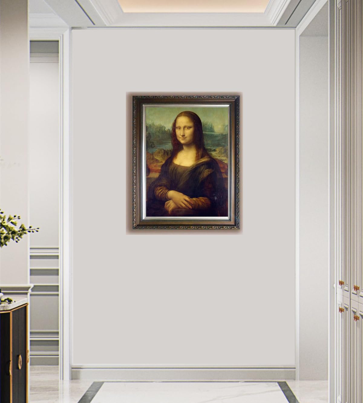 2pcs 5D DIY Diamond Painting Kits, Famous Portrait Paintings Full Drill Crystal Rhinestone Embroidery Arts Craft Wall Decor12x16in, Mona Lisa & Girl with a Pearl Earring YAYOU