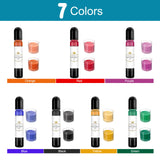 YRYM HT Candle Dye - 7 Colors Candle Making Liquid Dye,Candle Color Dye Set for Candles Making（7 Bottle） YRYM HT