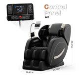 2025 Massage Chair Full Body, Zero Gravity Massage Chair with Auto Modes, Airbag Massage, 6 Fix Point Rollers, Foot Massage, Heating, Touch Screen Controller, Home Relaxation Recliner with Massage Msutree