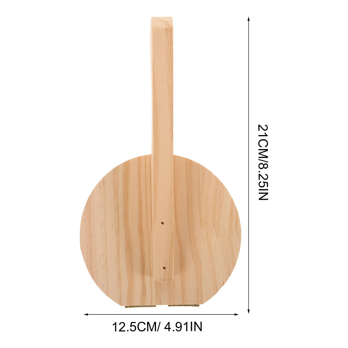 VOSAREA Wood Dumpling Presser Kitchen Dumpling Press Tool Wonton Skin Press Maker Dumpling Maker Machine for Ravioli Pancakes Pizza Manual Corn Tortillas Sugar Pancakes Wrapper (8.25X4.91X2.36 Inch) VOSAREA
