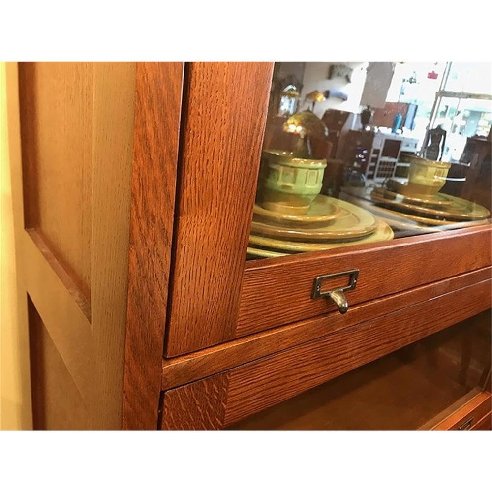 Pemberly Row Traditional 4-Stack Wood Barrister Bookcase in Cherry Pemberly Row