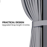 Aoodor 10' x 10' Gazebo Curtain Set Protecting Privacy Side Walls 4 Panels,Curtain Only (Grey) Aoodor