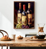 Food DIY Diamond Painting Kits for Adults, Vintage Wine Fruit Diamond Art 5D Diamond Dots Art Round Full Drill Gem Painting Embroidery Kits Gifts 12x16 inch UPABLUNSO