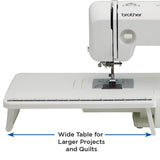 Brother Sewing and Quilting Machine, XR3774, 37 Built-in Stitches, Wide Table, 8 Included Sewing Feet Brother