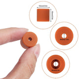 AITIAO 10Pcs 3D Printer Heatbed Silicone Leveling Column 16mm 3D Printer Heatbed Parts Solid Bed Mounts Stable Hotbed Heat-Resistant Silicone Buffer Compatible with CR-10 Ender 3 (Brown,16mm) AITIAO