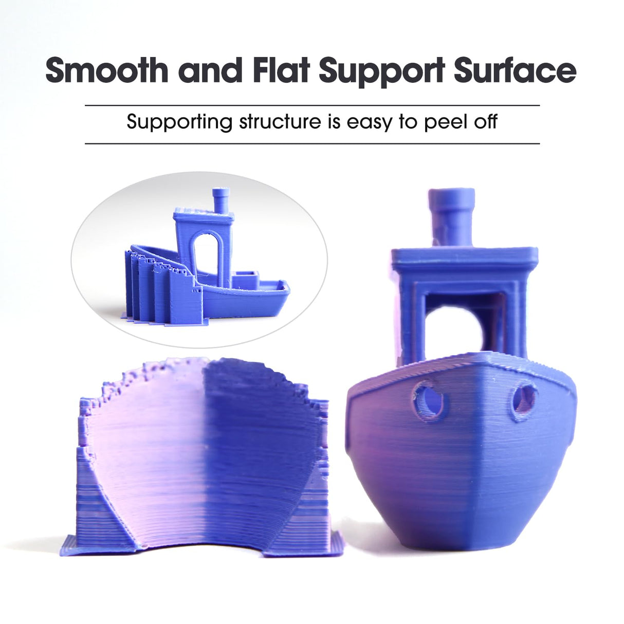 eSUN Dual Color Matte PLA Filament 1.75mm, Matte 3D Printer PLA Filament, 1KG Spool 3D Printing Filament for 5D Printers, Green Pink eSUN