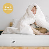 PayLessHere 8 Inch Twin Gel Memory Foam Mattress Fiberglass Free/CertiPUR-US Certified/Bed-in-a-Box/Cool Sleep & Comfy Support PayLessHere