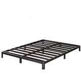 Lutown-Teen 5 Inch Low King Bed Frame with Rounded Corner Legs, 2000 LBS Heavy Duty Metal King Size Platform Bed Frame No Box Spring Needed, Noise Free, Easy Assembly, Black Lutown-Teen