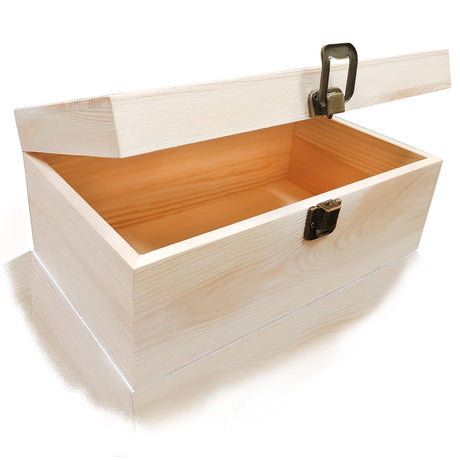 Wooden Boxes for Crafts, Natural Wooden Boxes, Reusable Wooden Boxes for Art and DIY Hobbies, Jewelry Boxes and Wooden Gift Boxes for Home Storage YXFZPAN