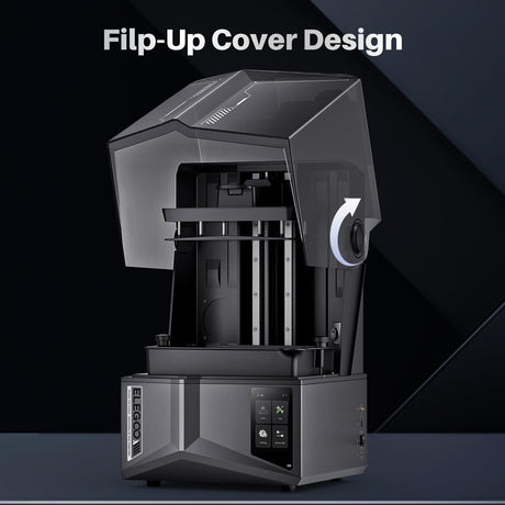 ELEGOO Saturn 4 Ultra 12K MSLA Resin 3D Printer, Smart Mechanical Sensor, Fast Printing Up to 150mm/h, AI Camera, WiFi Cluster Printing, Automatic Leveling, Large Printing Size 218.88*122.88*220mm³ ELEGOO
