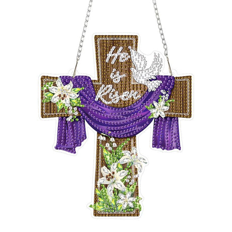 Diamond Painting Pendant Kits,5D Diamond Art Diamond Painting Hanging Kits,DIY Diamonds Painting Suncatcher Pendant Kit for Adults for Gift Wall Home Decor AIBOERL