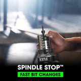 FLEX 24V Brushless Cordless 1.5 HP Trim Router Tool, Battery and Charger Not Included - FX4221-Z FLEX