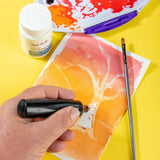 Mont Marte Masking Fluid Premium 120ml (4.06 US fl.oz), Masking Fluid for Watercolor Painting, Keeps Areas Free of Color And Edges Crisp, Resists Watercolor, Ink and Pouring Paint Mont Marte