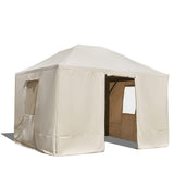 YOLENY Winter Gazebo Cover for 10×12 Hardtop Gazebo, Gazebo Accessories for All Seasons, Transform Your Gazebo for Winter, with Mesh Screens and Doors and Windows (Hardtop Gazebo Not Included) YOLENY