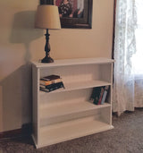 Sawdust City Solid Wood Small Bookcase (Old Sage) Sawdust City