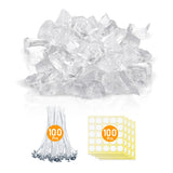 Ksedcon 1lb Gel Wax Clear Set for Candle Making, DIY Transparent Jelly Wax Melts, Handmade Material Crystal Candle Supplies- 16 OZ Ksedcon