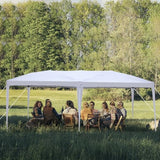 Outvita 10x20ft Ez Pop Up Outdoor Canopy Tent, Portable Commercial Instant Tent with Carry Bag for Party Wedding Birthday BBQ Events Outvita