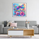 Acudotr Dragonfly Diamond Painting Kits for Adults, 5D DIY Diamond Art Kits for Beginners, Full Drill Diamond Painting Kits for Home Wall Decor, 12x12 Inch Acudotr