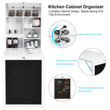 IFANNY Folding Wall Desk, Wall Mounted Fold Out Desk with Storage Shelves & Hooks, Hideaway Desk Wall Mount with Chalkboard, Floating Corner Desk for Small Spaces (White) IFANNY